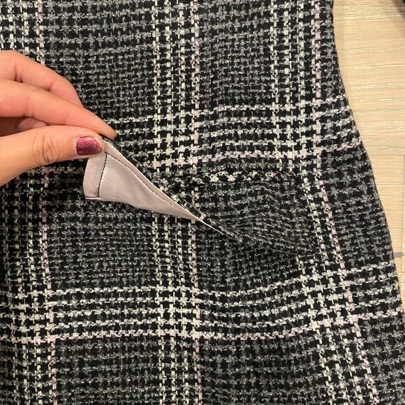 Jax - Grey & Pink Plaid Blazer - Picture 5 of 6